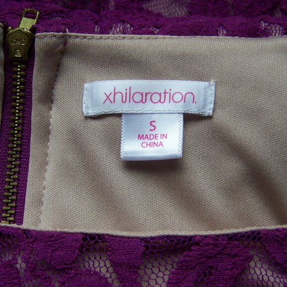 xhilaration fuchsia lace lined dress - Picture 8 of 8